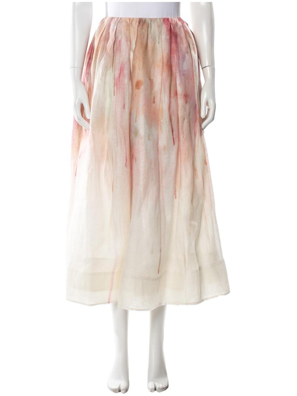 Zimmermann Linen Long Skirt #343342Z47B